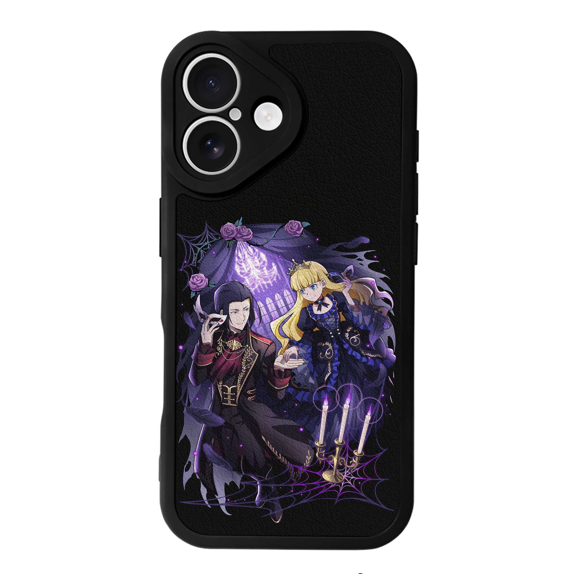 （画像用） 文豪ストレイドッグス Bungo Stray Dogs 【iPhone 16シリーズ対応】シリコンスマホケース（レザー調） 材質：シリコン